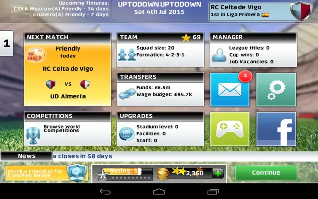 Champ Man 16 android App screenshot 7